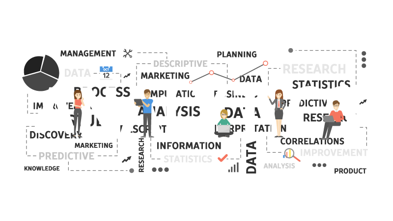 Edmonton SEO Professional, Analytics concept illustration. Idea of analysis, data and information.